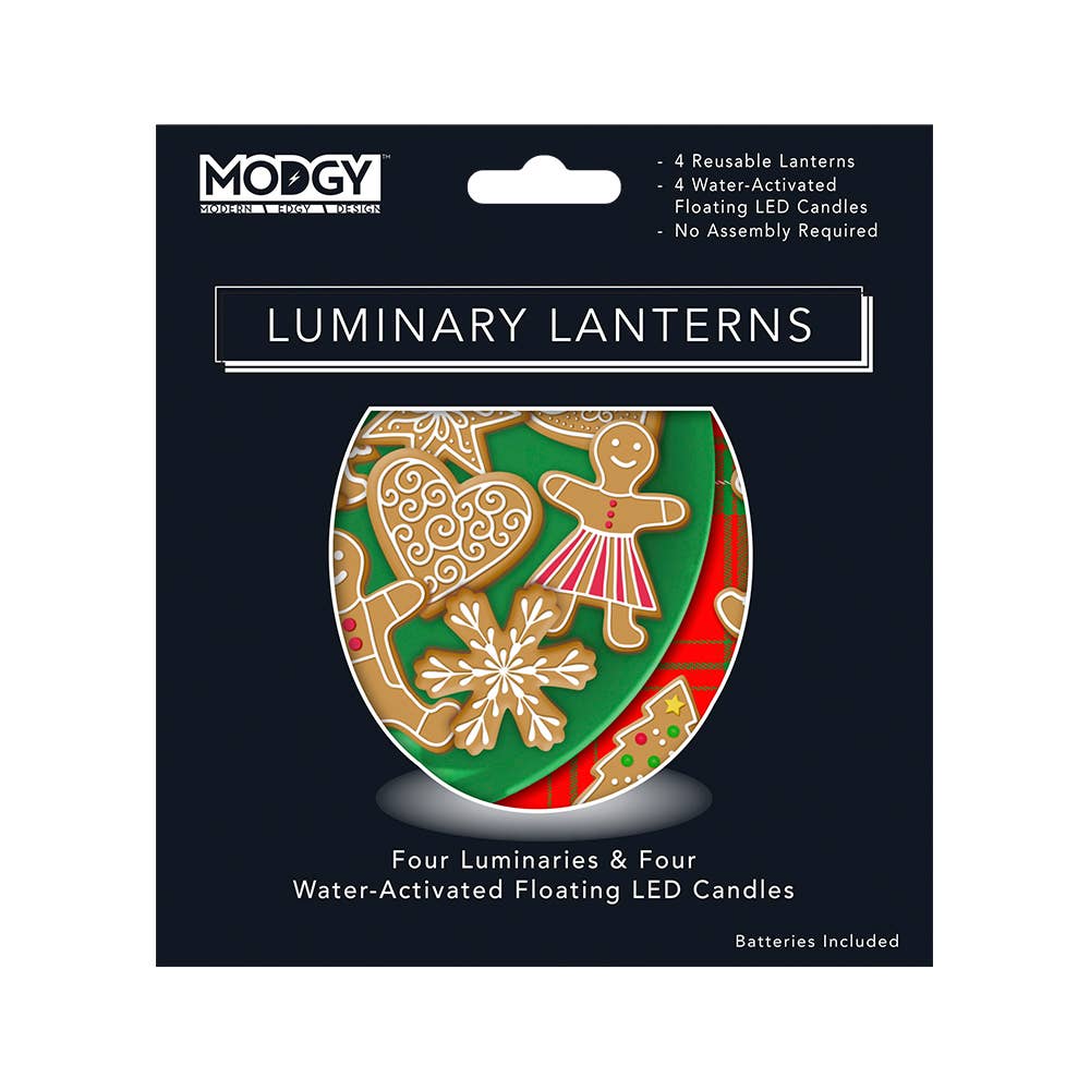 Modgy Luminary Lanterns - Gingy - Gingerbread - Christmas