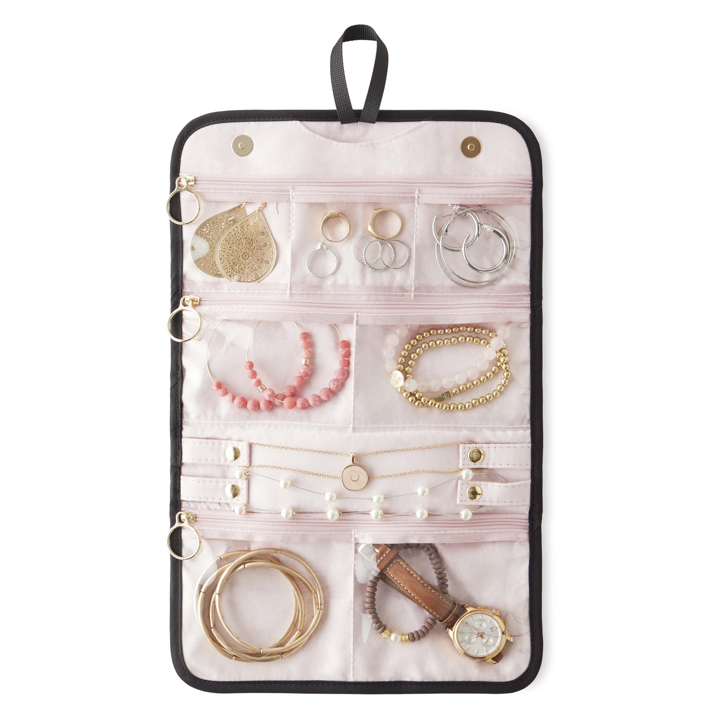 KUSSHI Travel Jewelry Organizer- Machine Washable