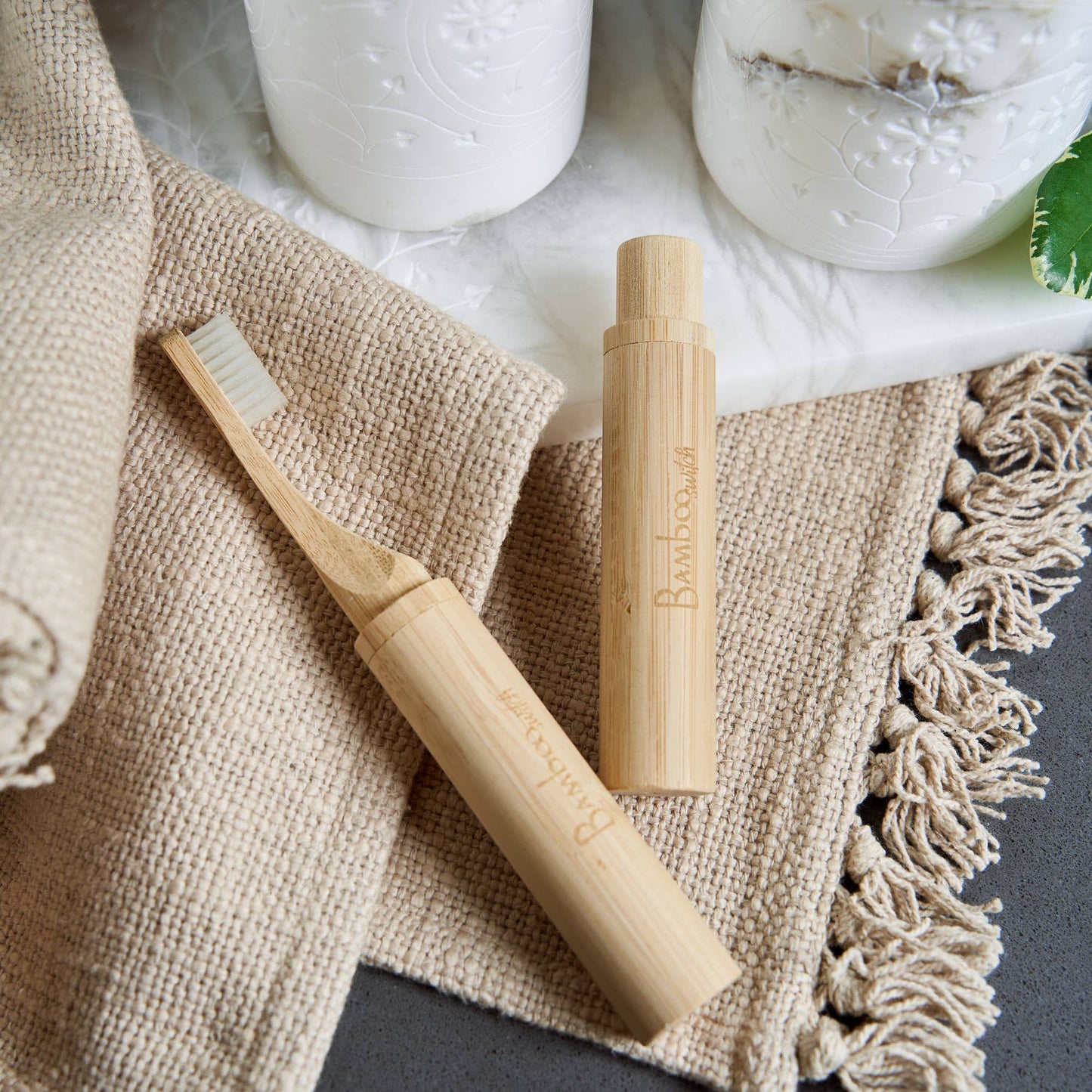 Bamboo Switch Compostable Bamboo Travel Toothbrush | Earth Day Bestseller