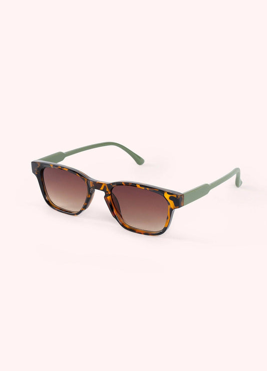 Jacinda Sunglasses - Moss/Tortoiseshell, by Powder Designs