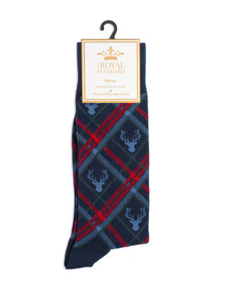 Royal Standard Men's Layton Deer Plaid Socks