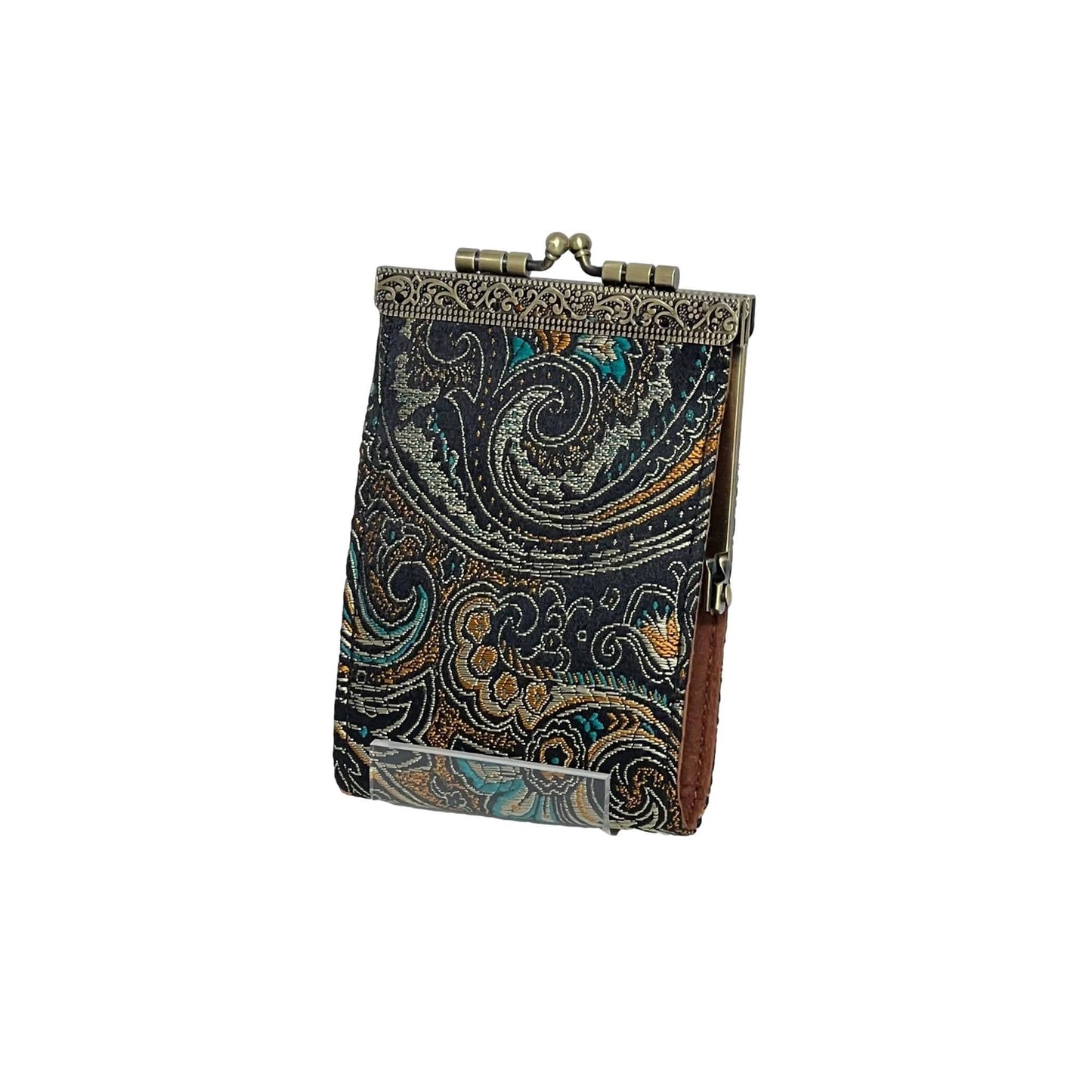 Paisley Brocade RFID Card Holder