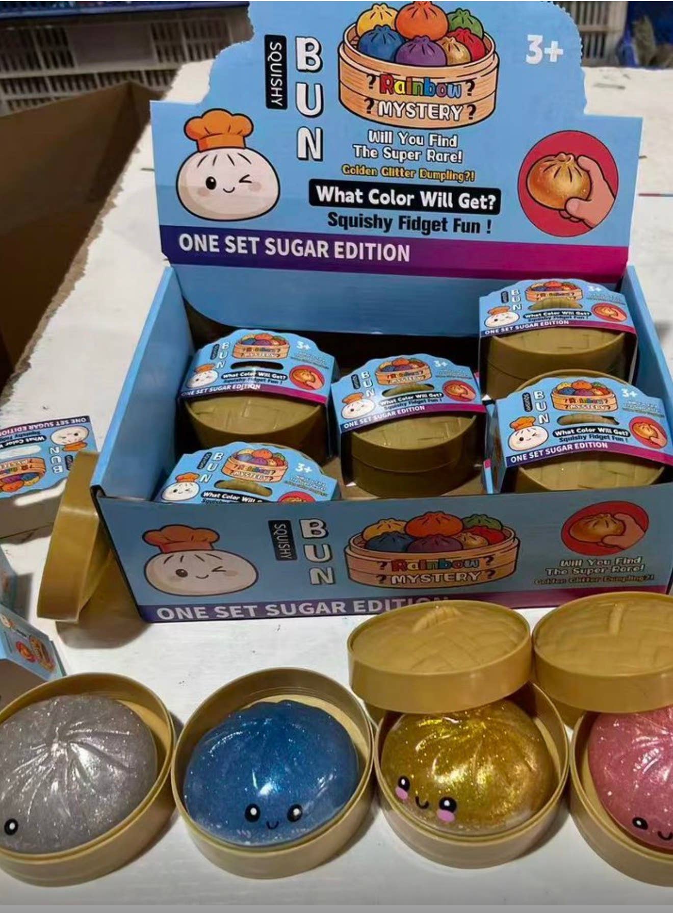 The Viral Dumpling Squishy  - Glitter Edition