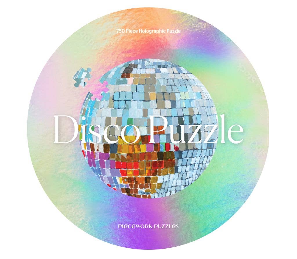 Piecework Disco Puzzle - 750 Piece Round Puzzle