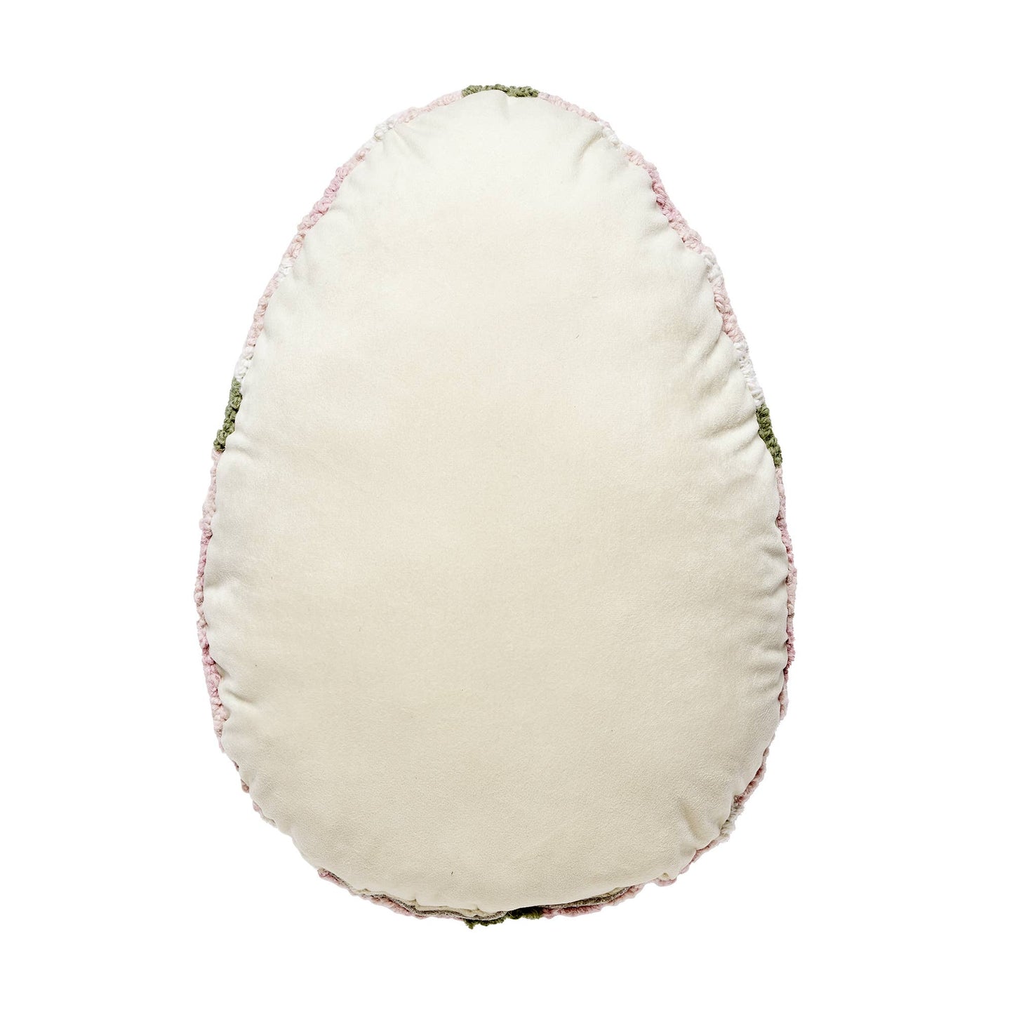 Peking Handicraft Shaped Gingham Easter Egg Hook Pillow
