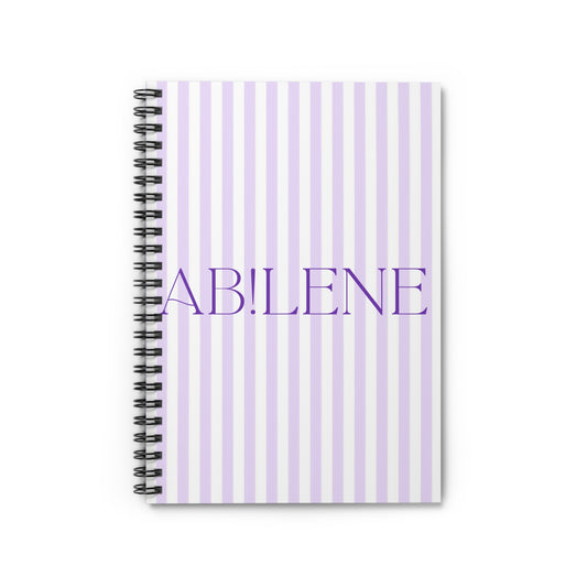 Chic Lavender Spiral Notebook - Ruled Line