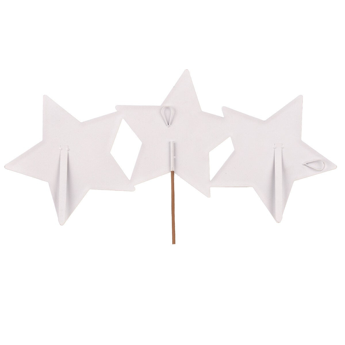Round Top 3 Stars & Stripes (Stake/Hang/Easel)