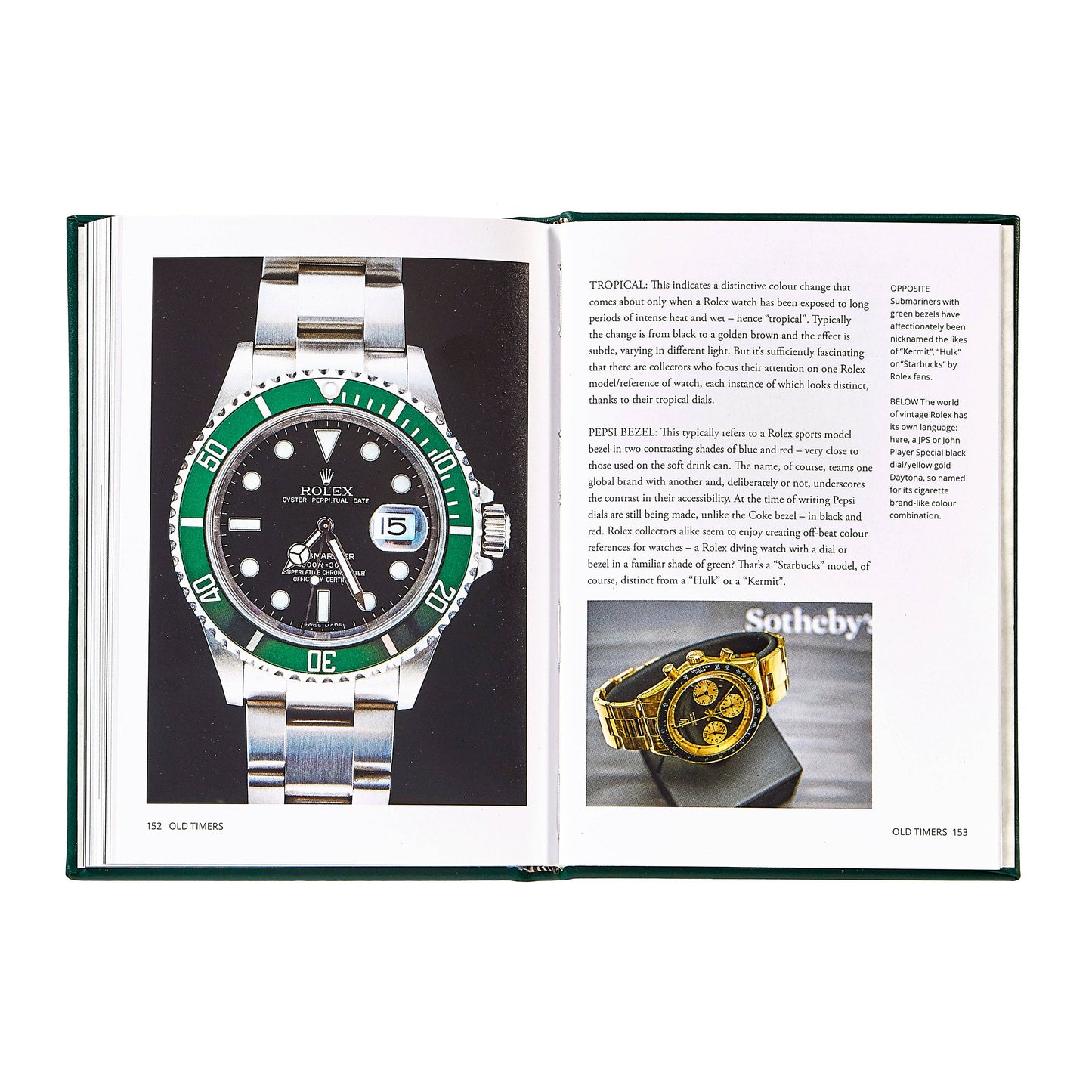 Graphic Image "Little Book of Rolex" Leather Bound Book
