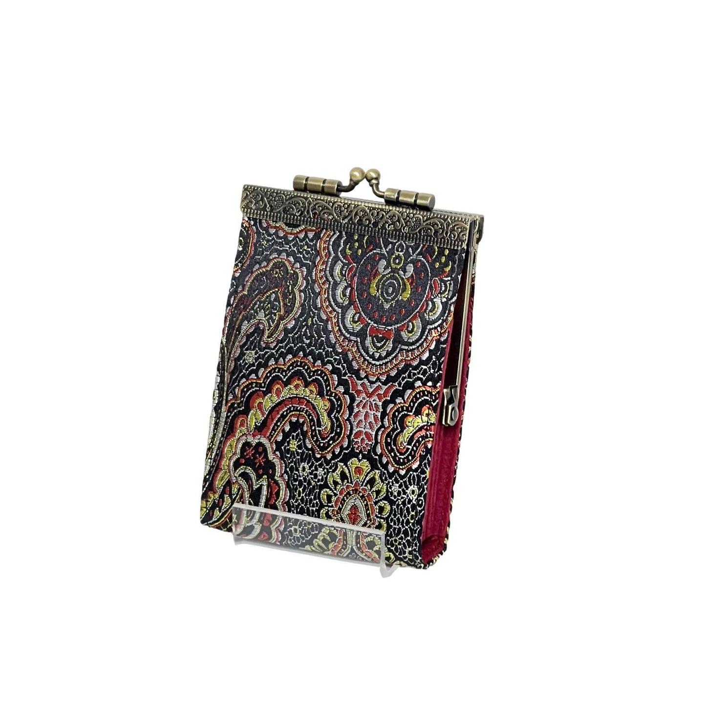 Paisley Brocade RFID Card Holder