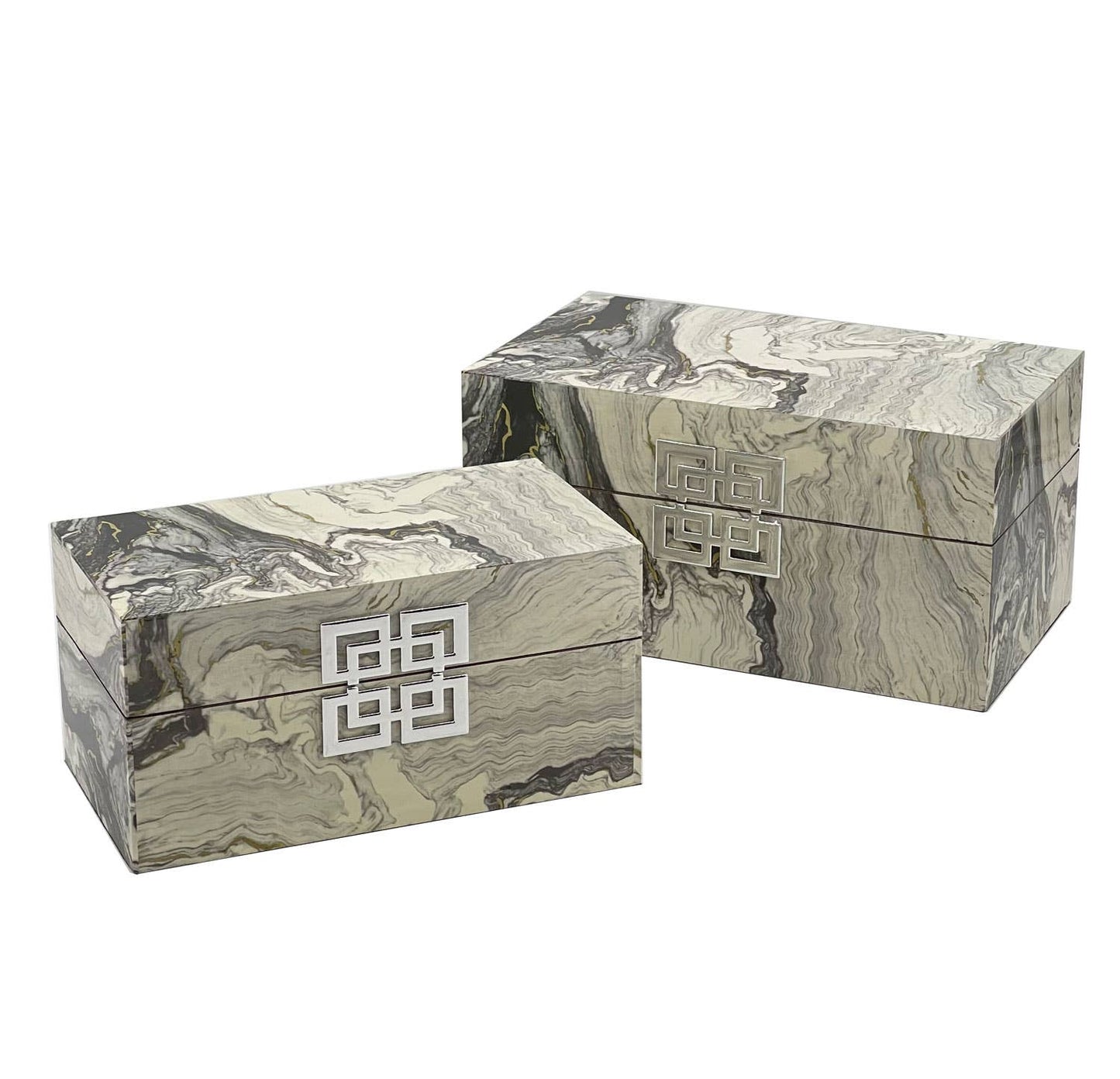Galt Storage Home Decor Wood Keepsake Box Gift Box Set of 2