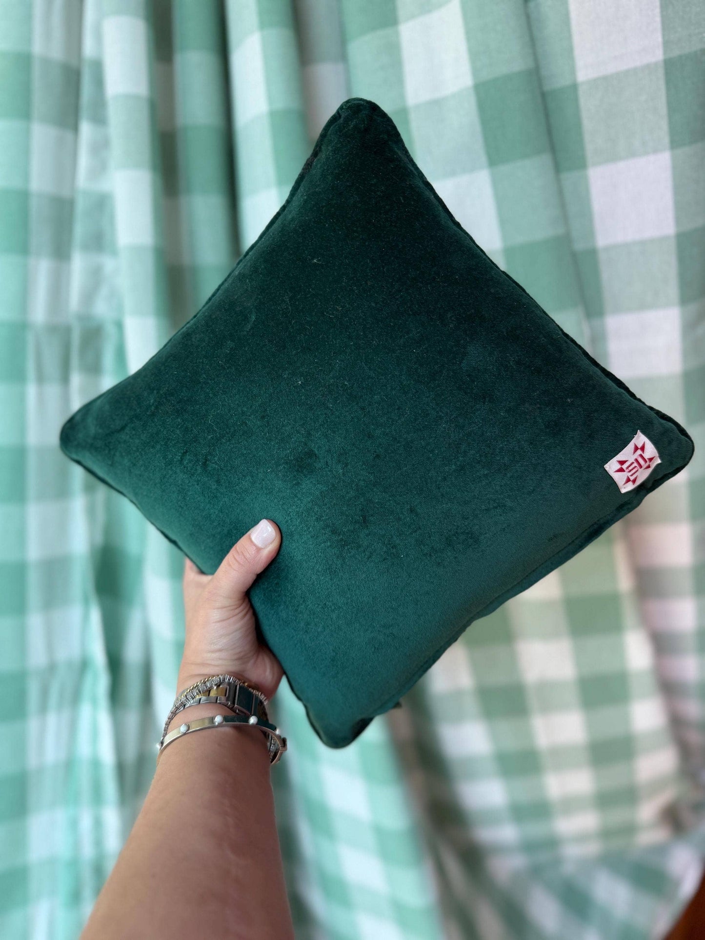 Southern Decorative Greens are Good for You Golf Needlepoint Pillow