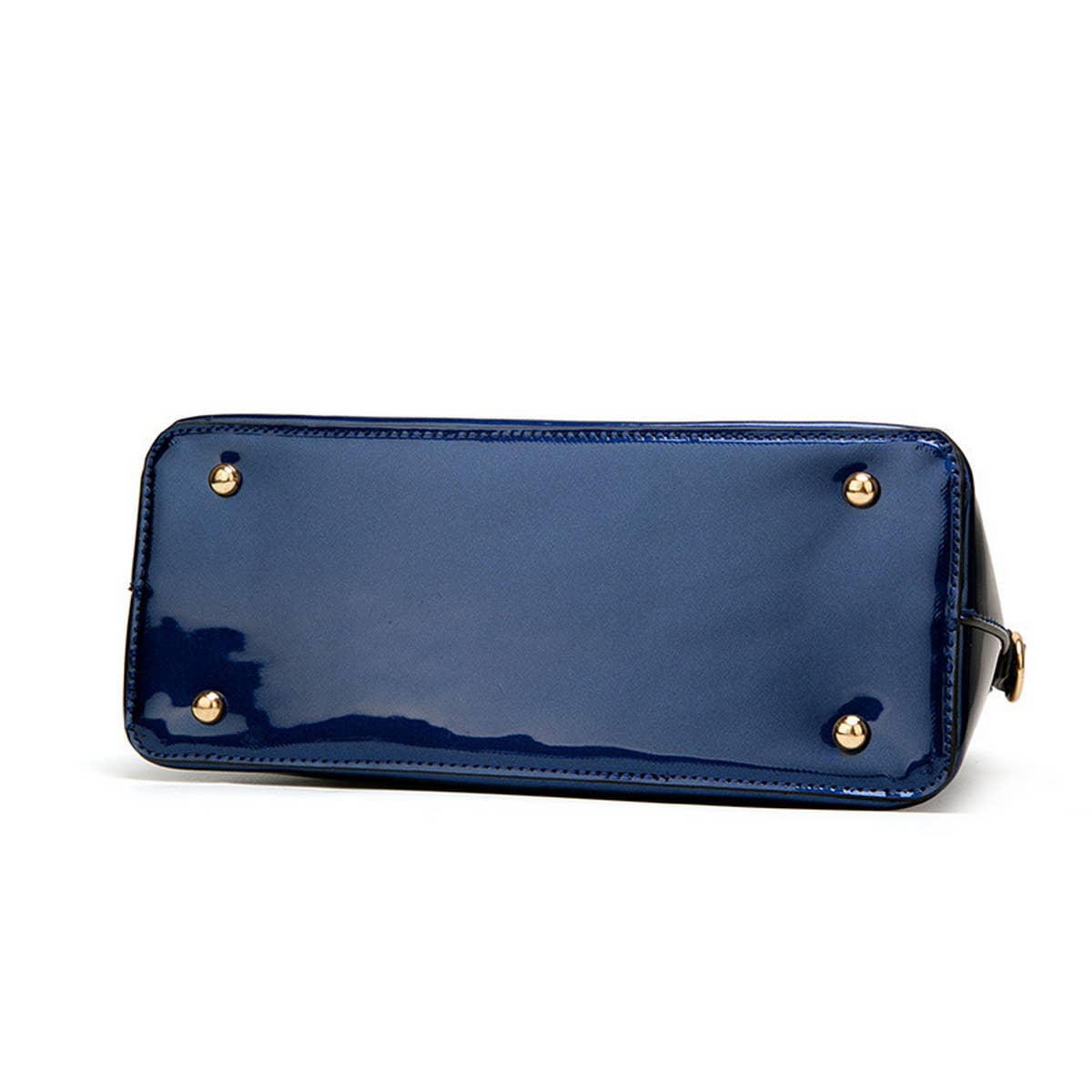 ACCITY Emerald Dome Patent Leather Satchel