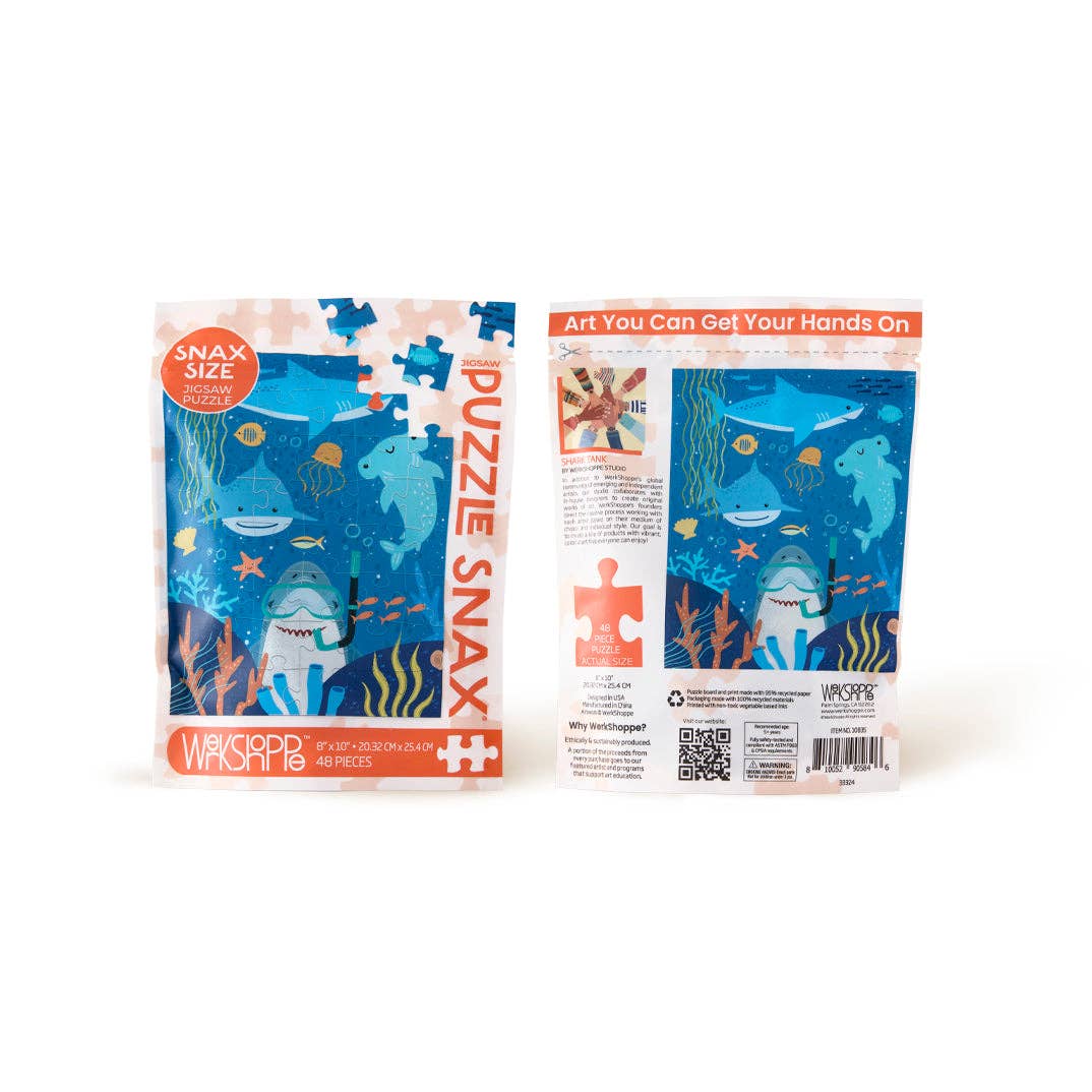 WerkShoppe Shark Tank 48 Piece Puzzle Snax