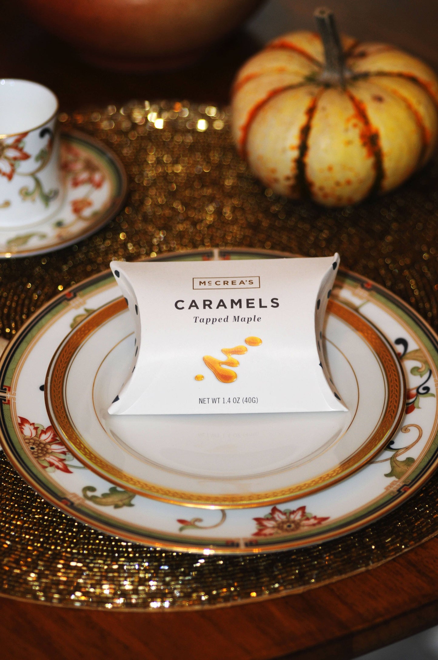 McCrea's Candies Caramels Pillow Box - Tapped Maple