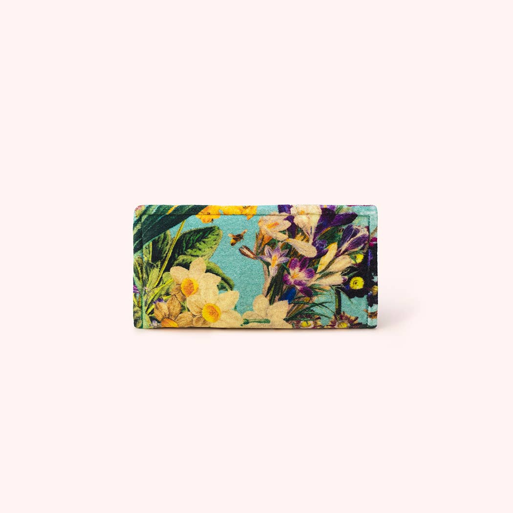 Velvet Sunglasses Pouch - Spring Flora, by Powder Designs