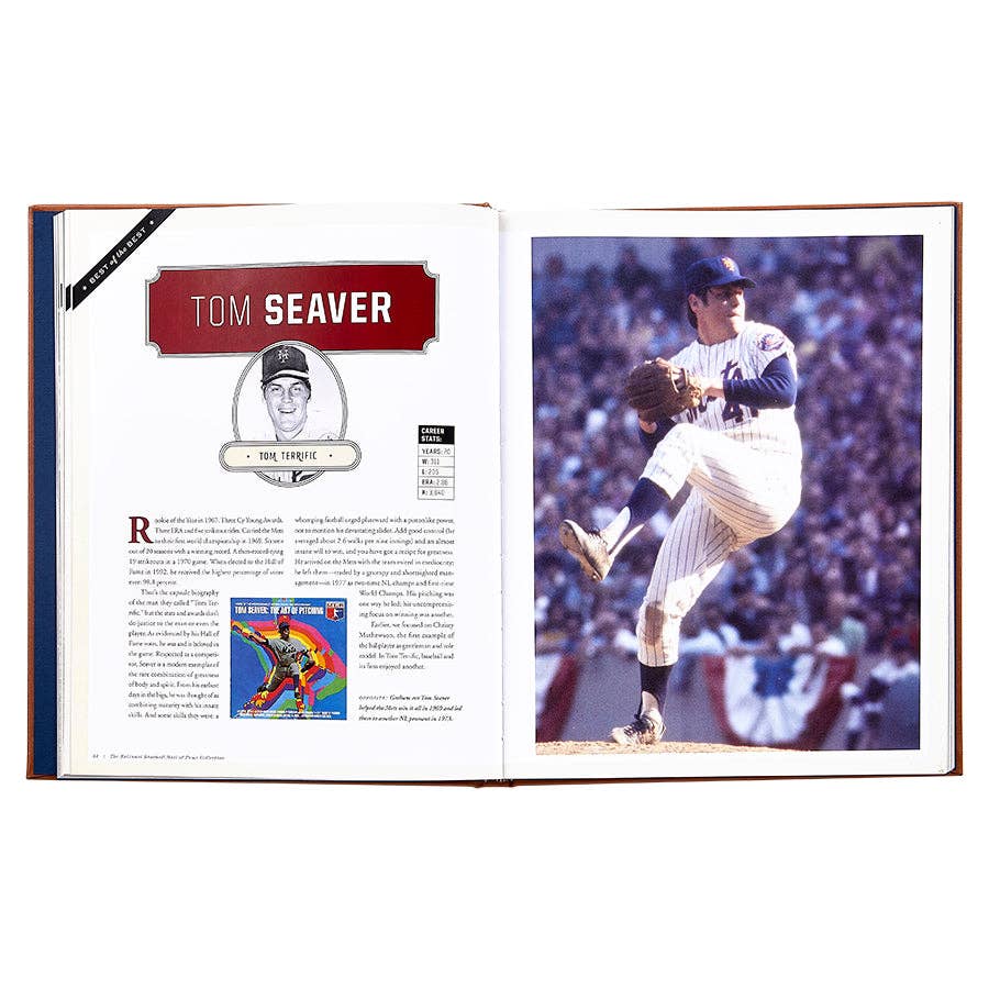 Graphic Image " The National Baseball Hall of Fame Collection" Leather Bound Book