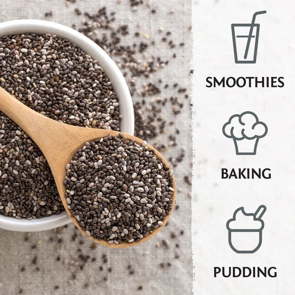 Sunwarrior Harvest Chia Seeds, 360gm