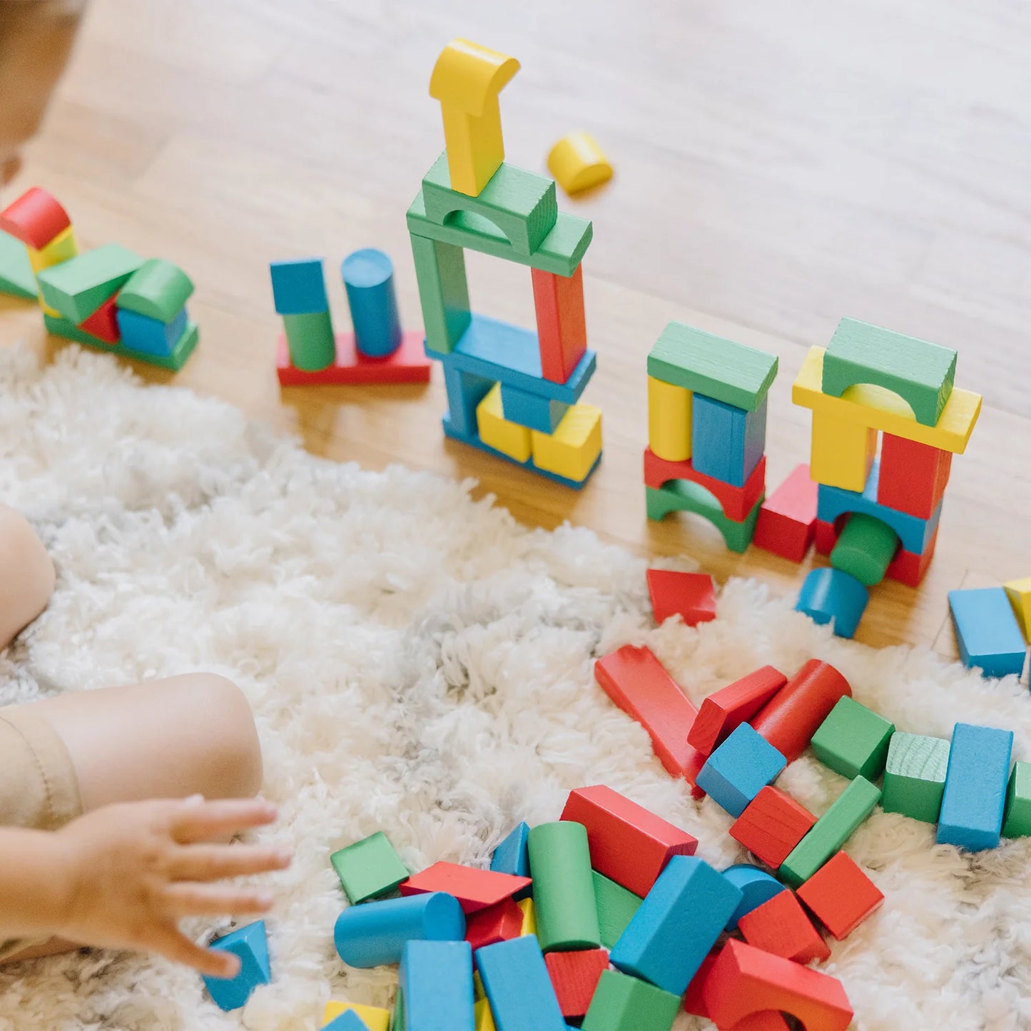 Melissa & Doug 100 Wood Block Set
