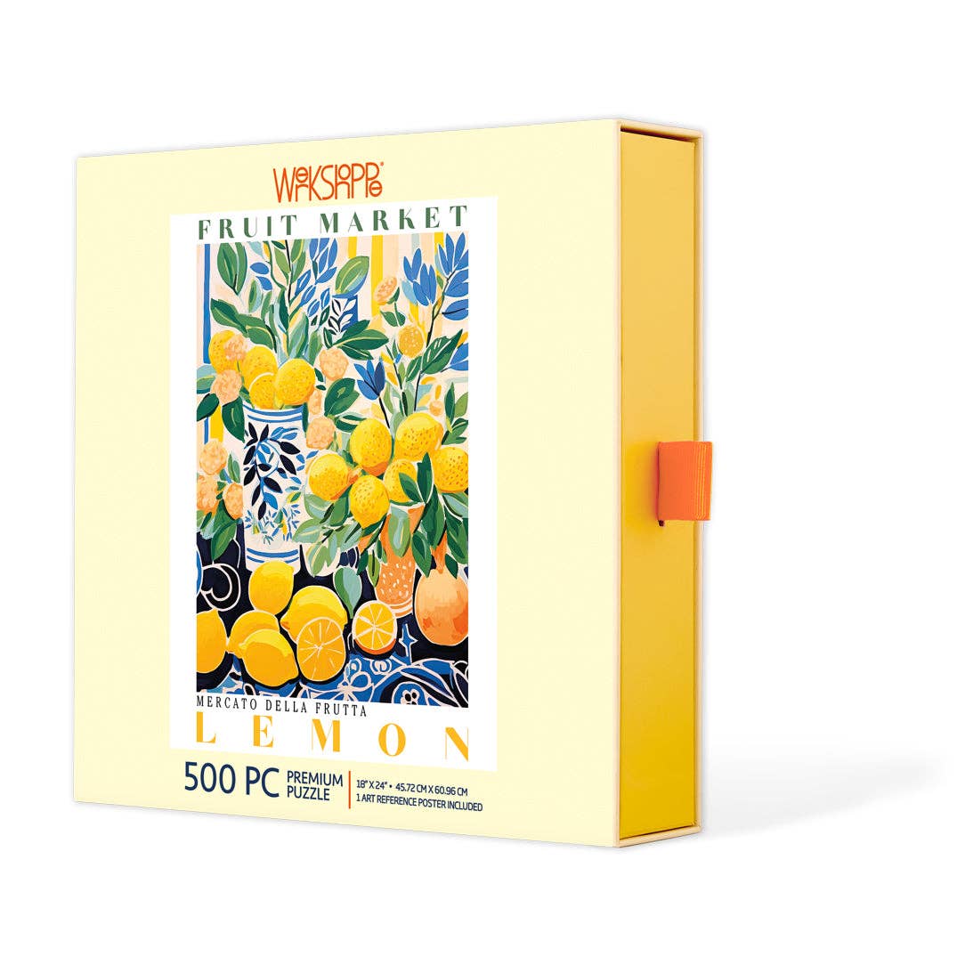 WerkShoppe Fruit Market Lemons 500 Piece Puzzle