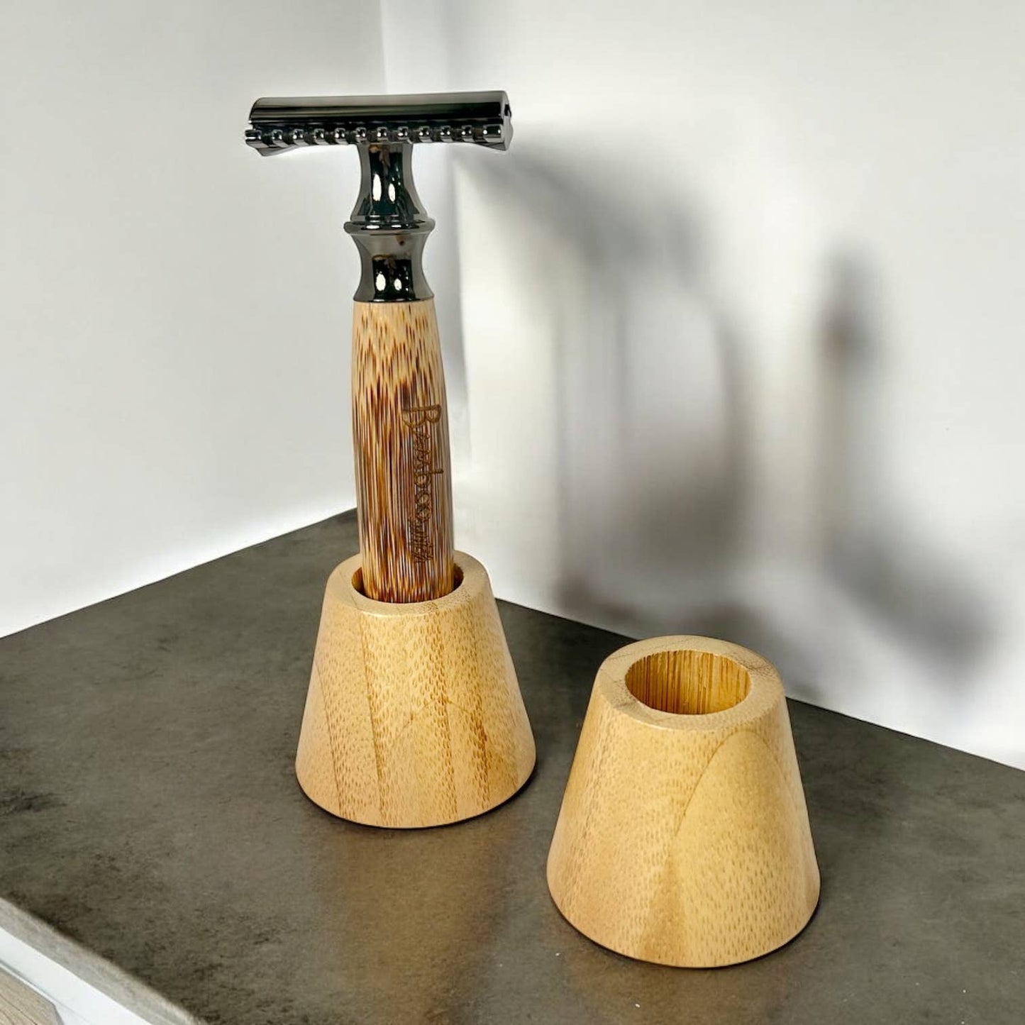 Bamboo Switch Bamboo Razor Holder Stand