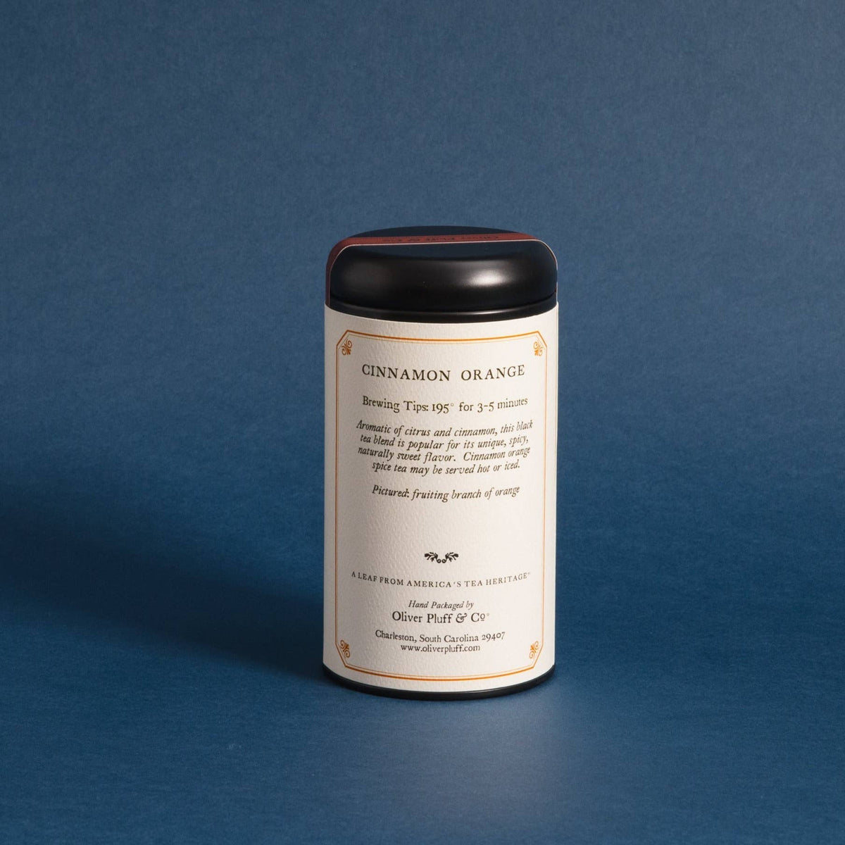 Oliver Pluff & Company Cinnamon Orange Spice - Loose Tea in Signature Tea Tin