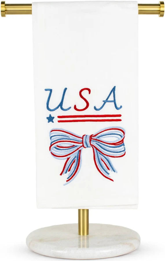 Royal Standard USA Bow Hand Towel (Red/White/Blue) 20x28