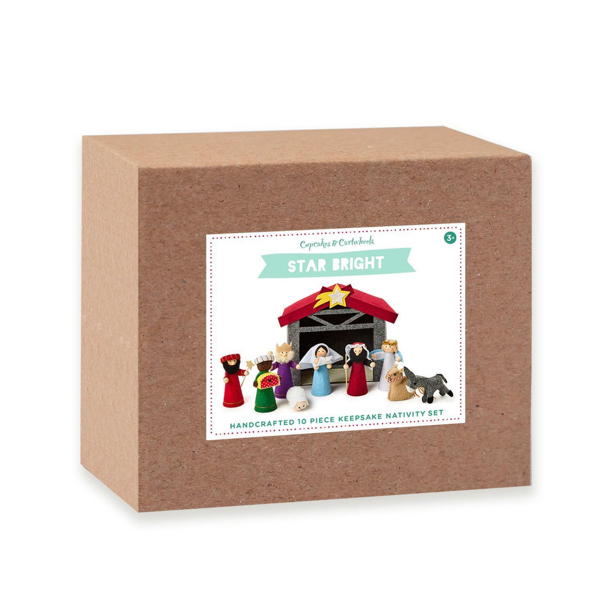 Cupcakes & Cartwheels Handcrafted Felt Nativity Set