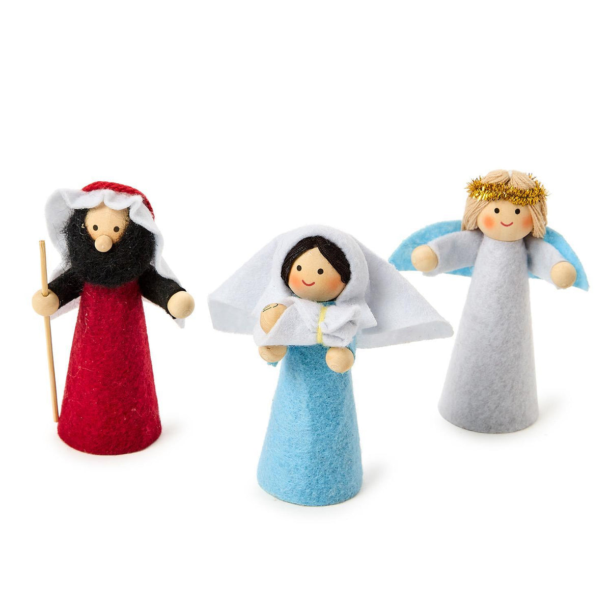 Cupcakes & Cartwheels Handcrafted Felt Nativity Set