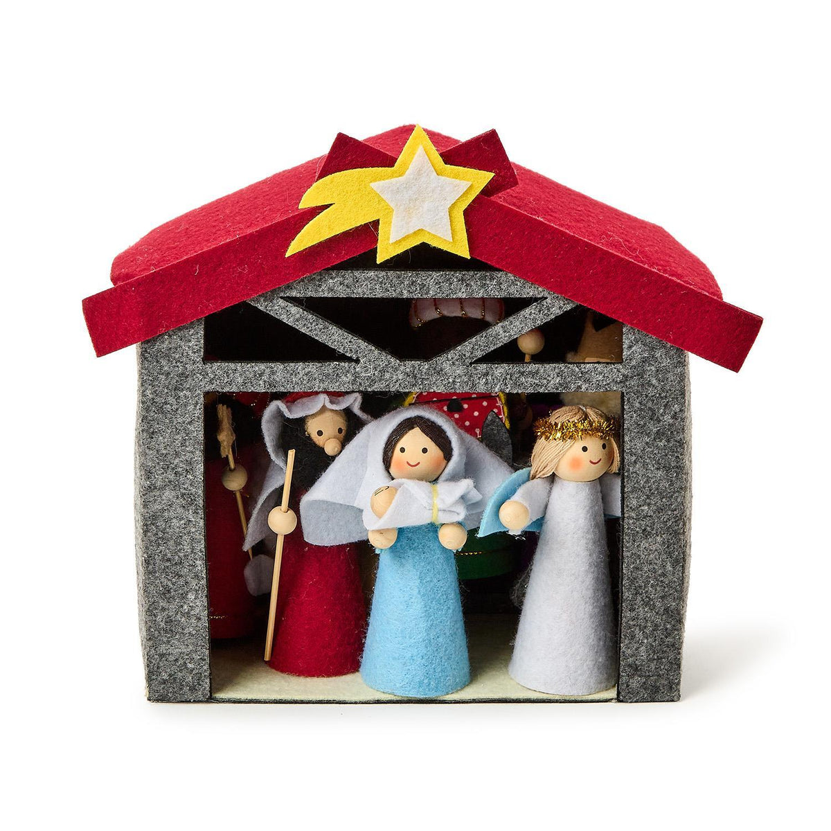 Cupcakes & Cartwheels Handcrafted Felt Nativity Set