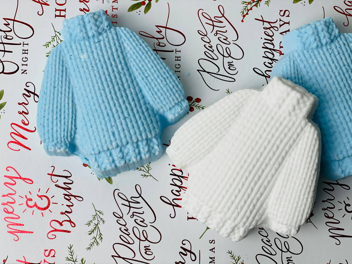 Cozy Sweater Bath bomb, Christmas gift
