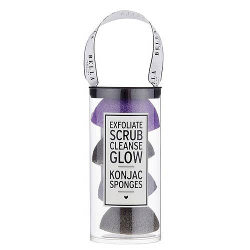 Bella Sleep + Spa Facial Konjac Sponges - Lilac Ash