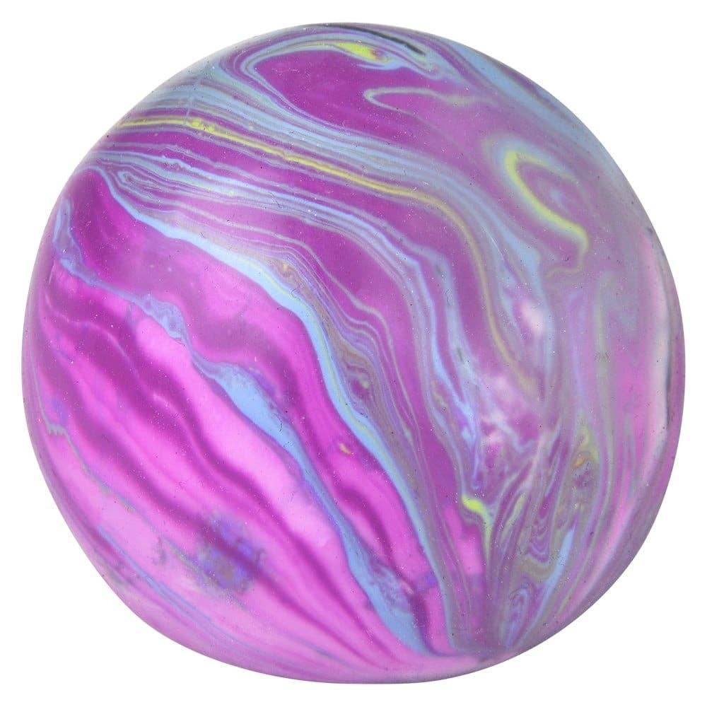 La Luna Bella 2.33" SQUISH AND STRETCH MARBLEIZED GUMMI BALL