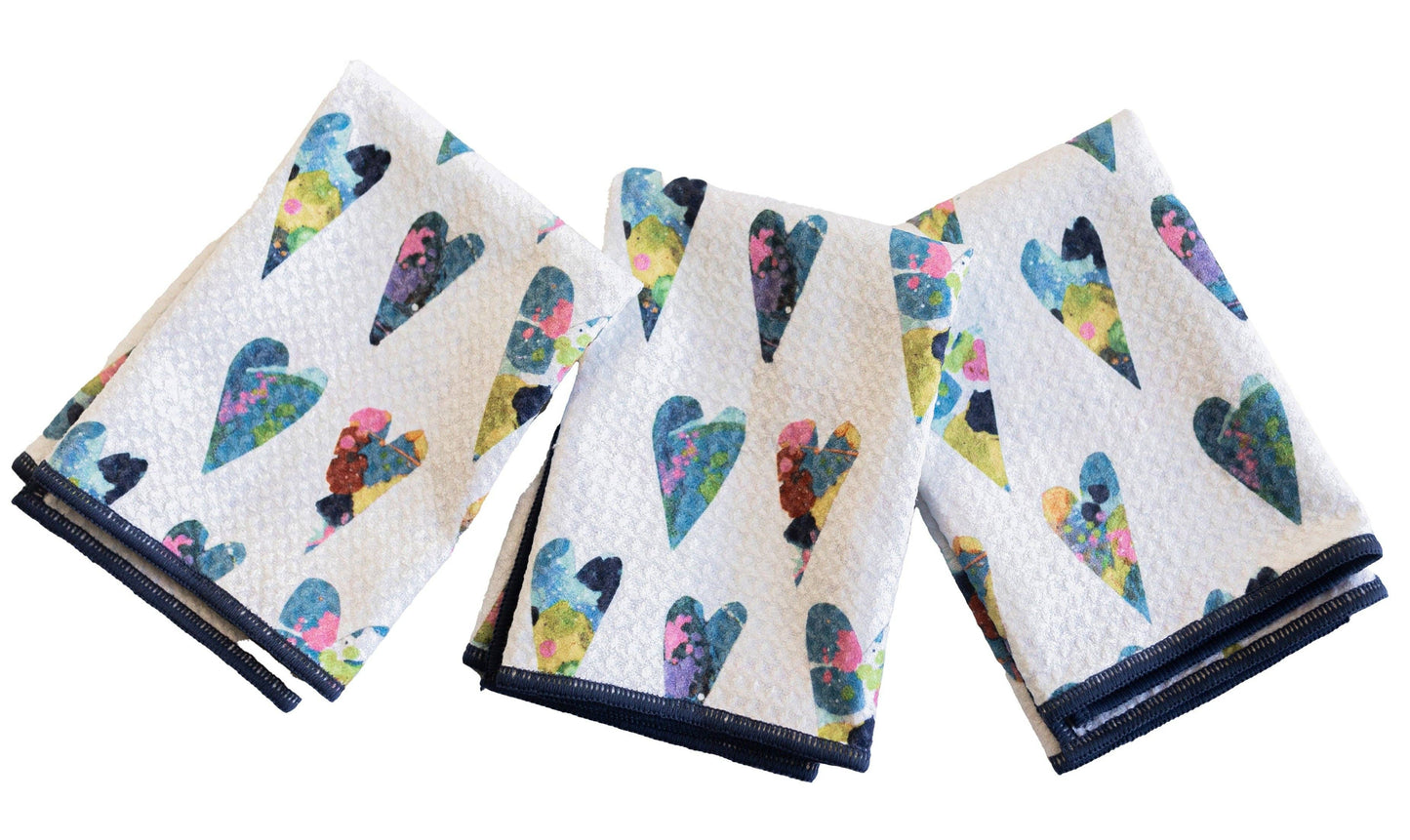 Once Again Home Mighty Mini Towel (Set of 3) - Love