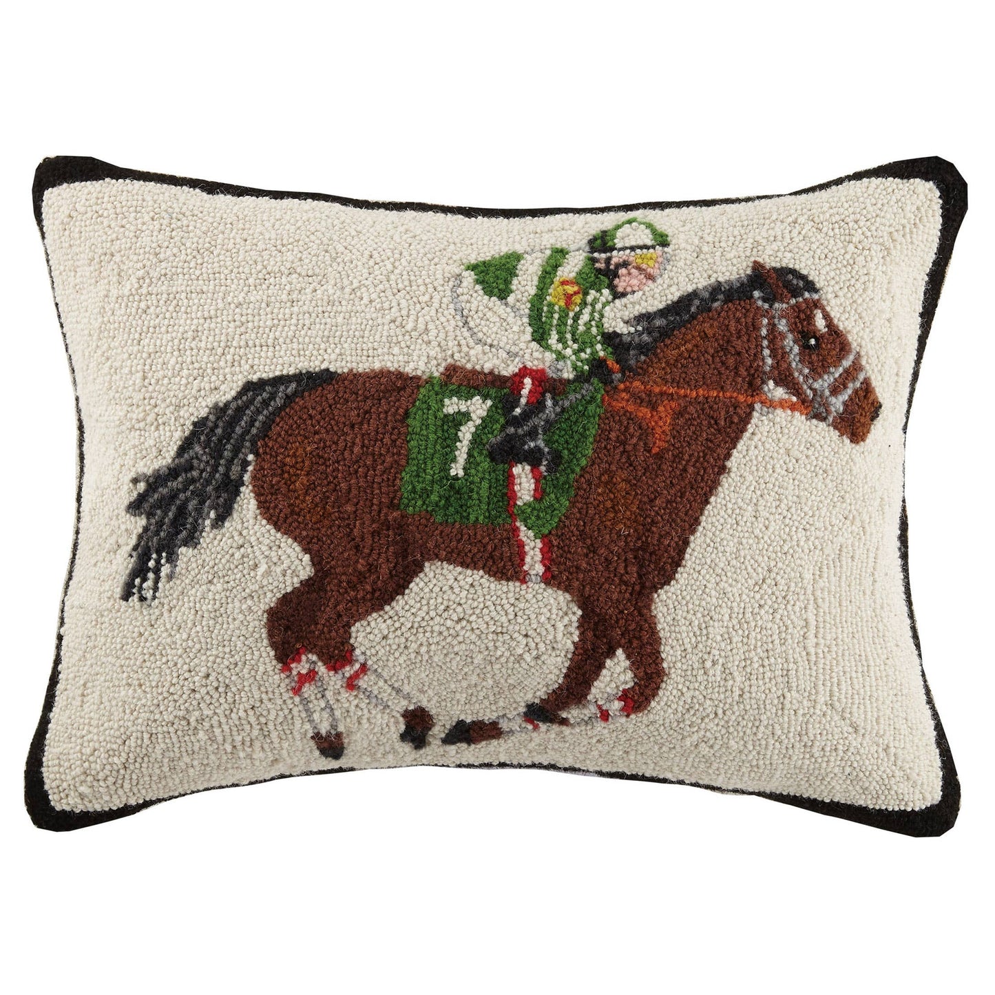 Peking Equestrian Racer Hook Pillow - Mary Lake Thompson