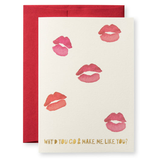 Karen Adams Smooch Greeting Card