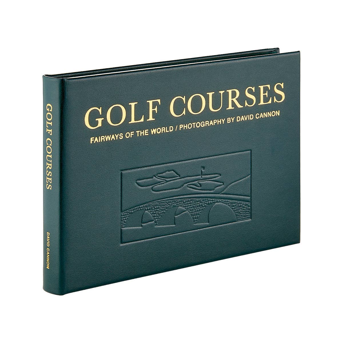 Graphic Image "Golf Courses: Fairways of the World" Leather Bound Book
