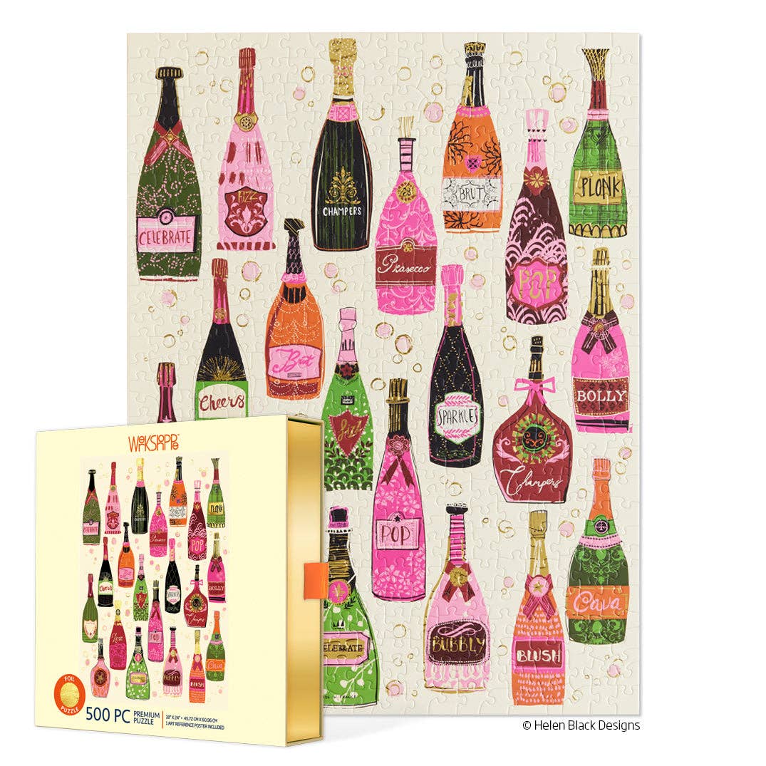 WerkShoppe Bubble Pop Fizz 500 Piece Jigsaw Puzzle