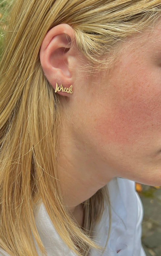 Steele Sloan Designs Wreck Em Texas Tech Red Raiders Hypoallergenic Stud Earrings