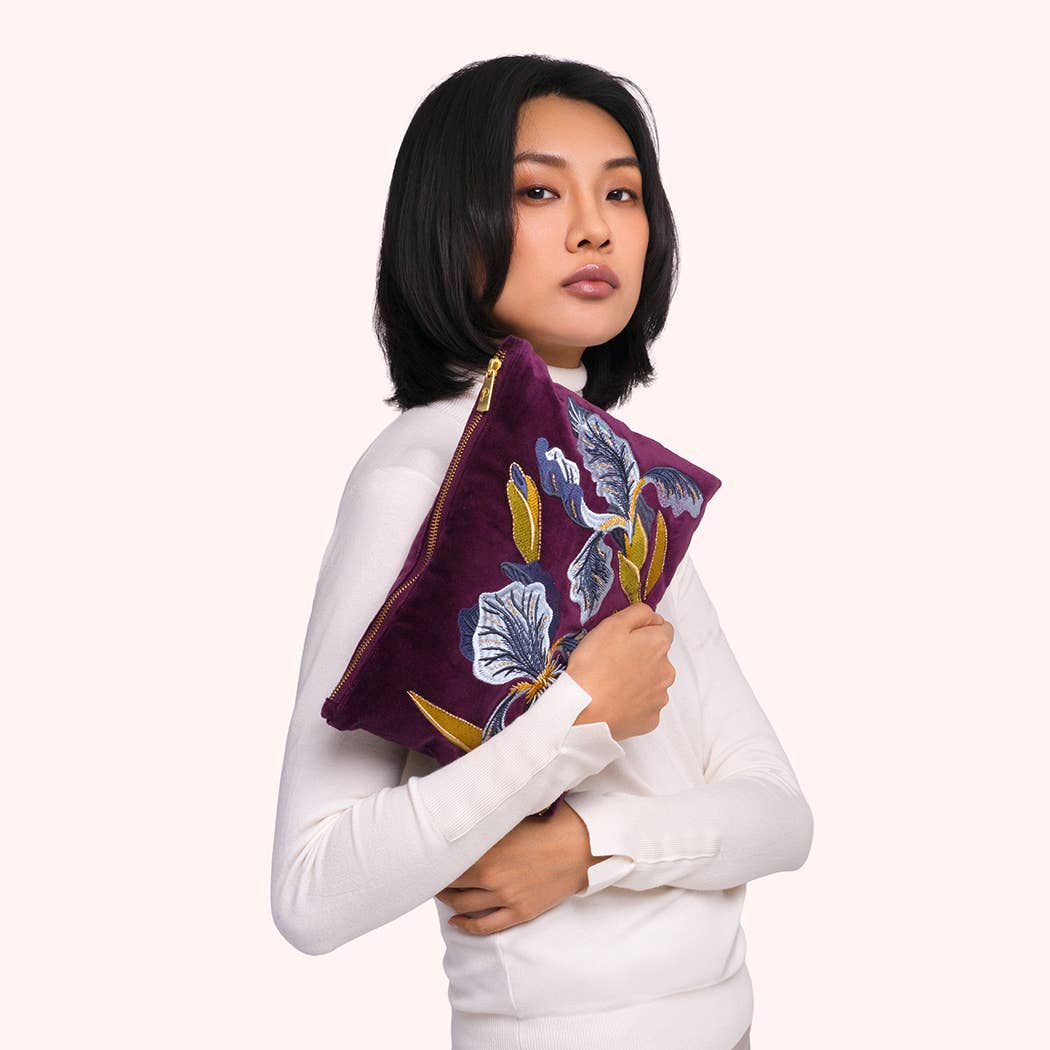 Iris Zip Pouch by Powder Design