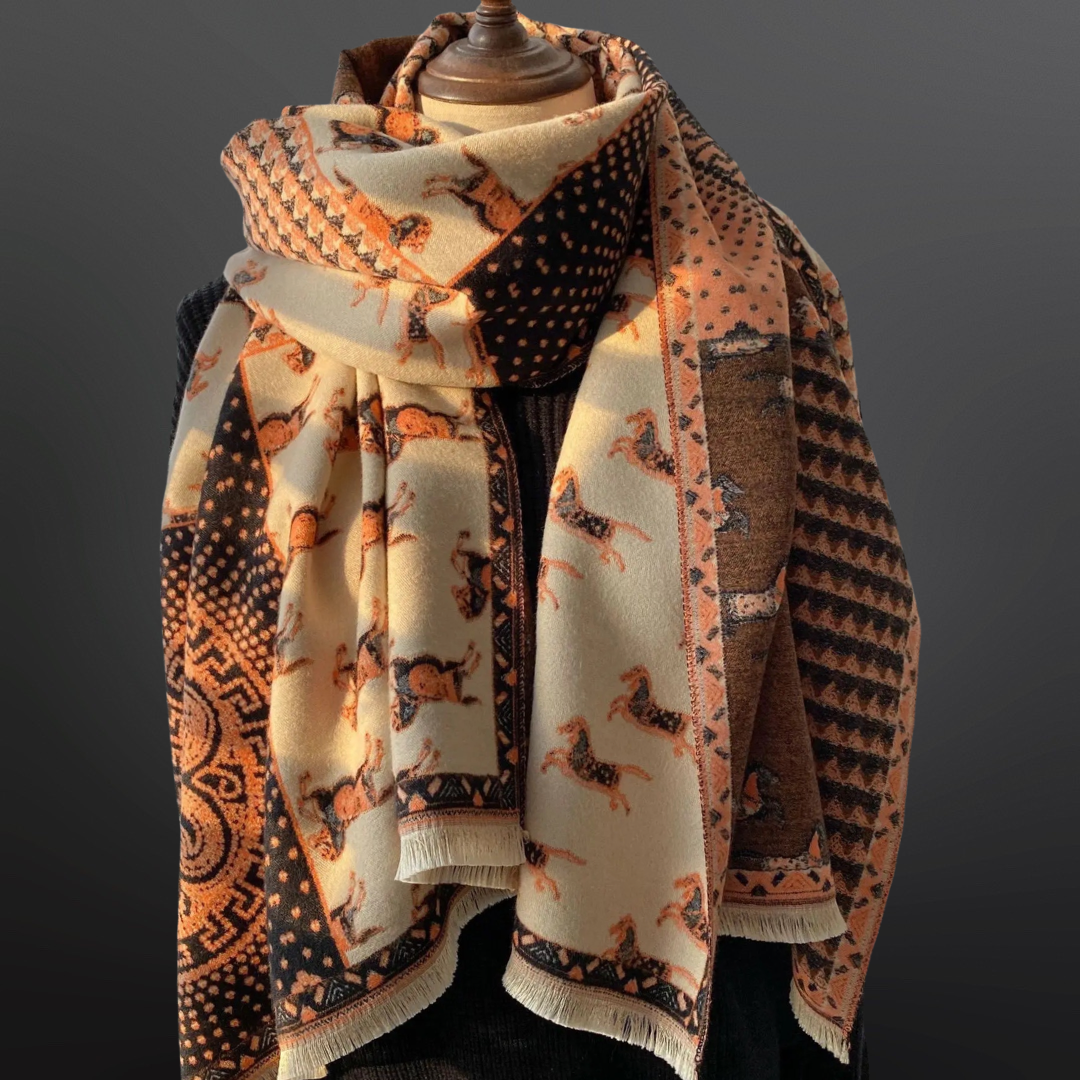 The Heritage Rider Oversized Scarf/Pashmina