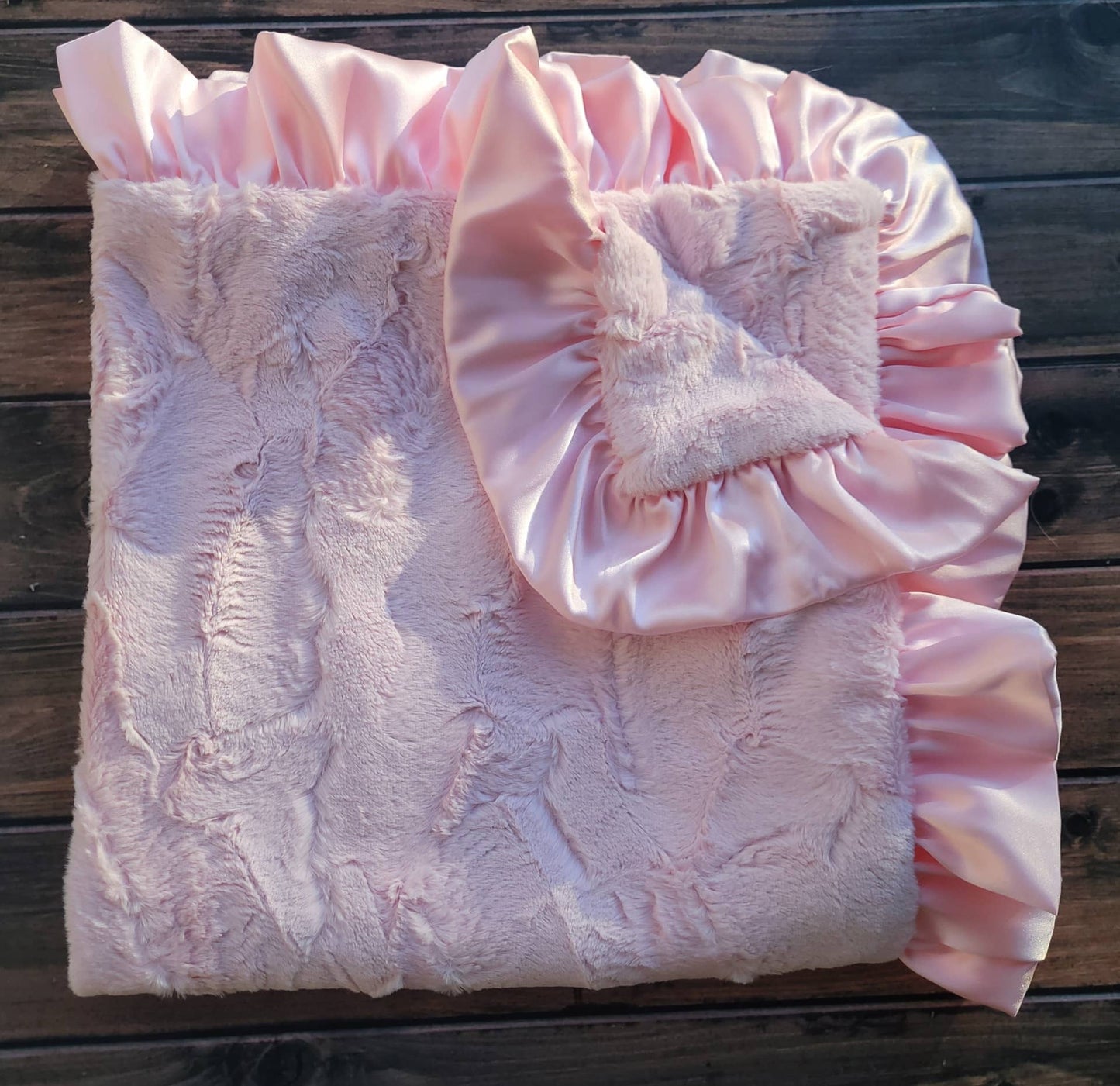 Cuddle Couture Baby Pink Minky Blanket (Various Sizes)