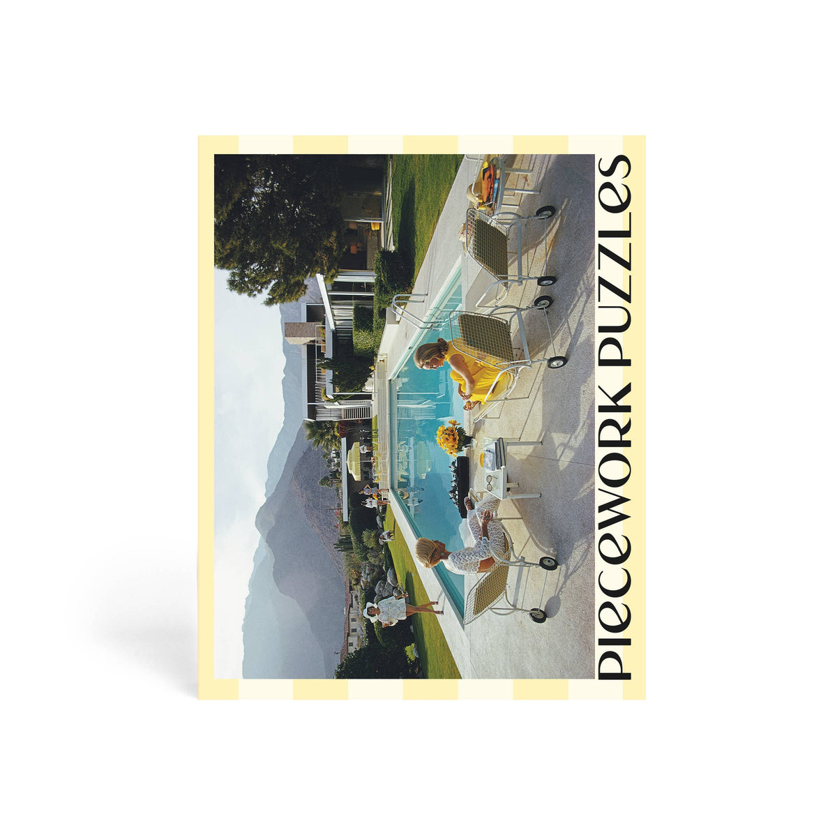 Piecework Poolside Gossip - Slim Aarons Collab - 1000 Piece Puzzle
