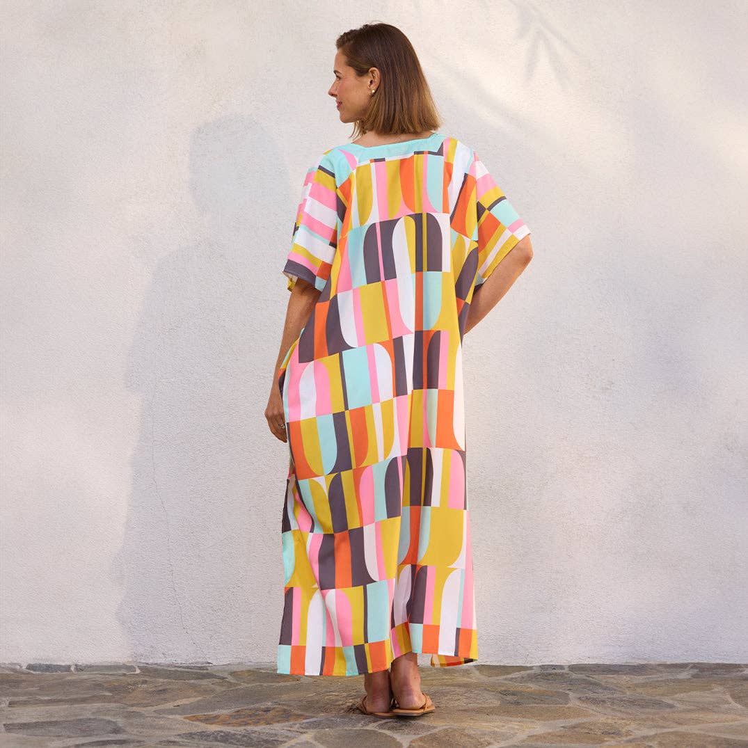 WerkShoppe Oahu Breeze Caftan, Beach and Pool Coverup