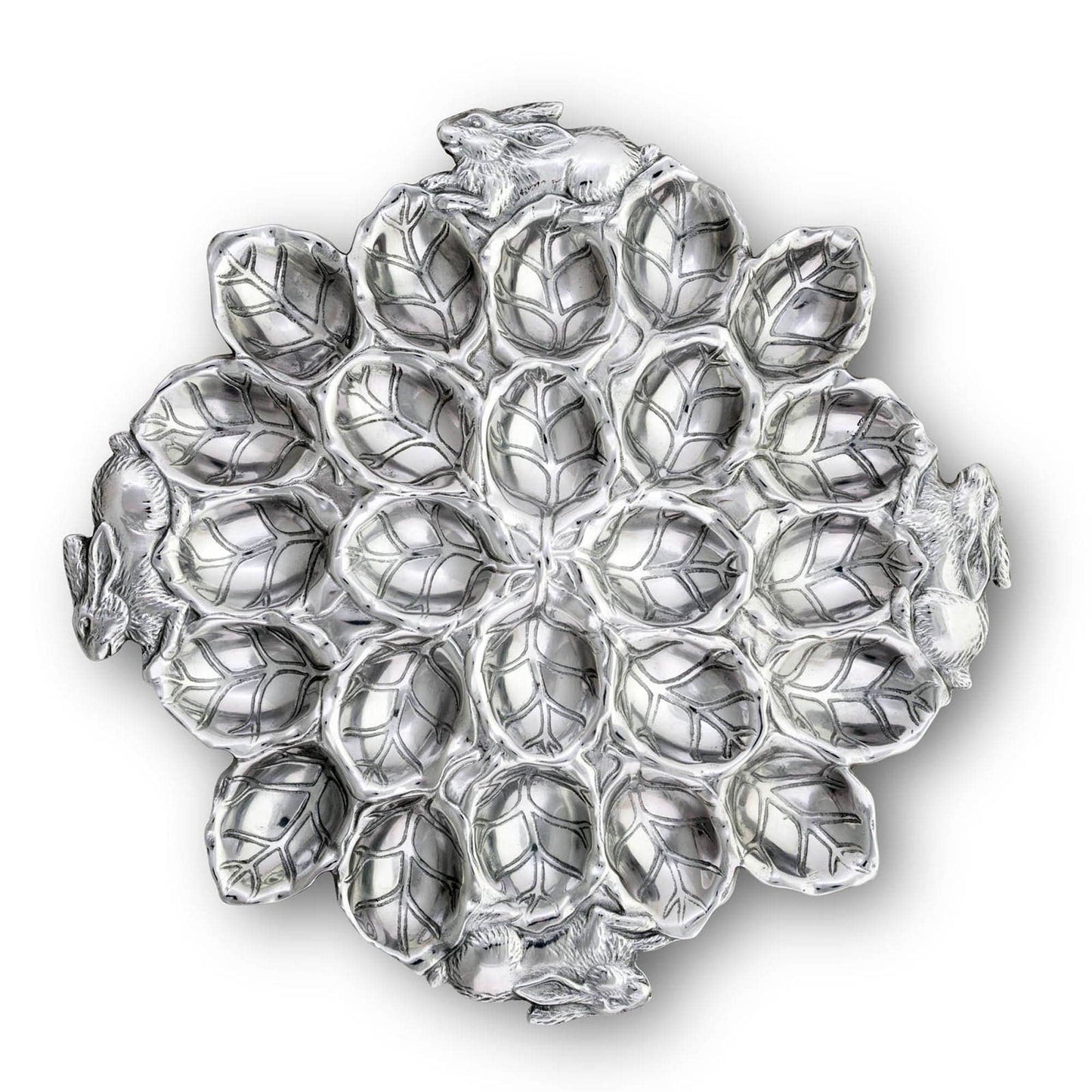 Arthur Court Bunny Deviled Egg Holder Large