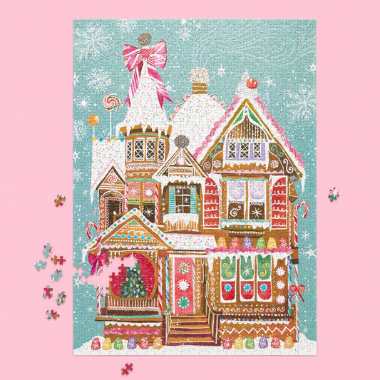 WerkShoppe Gingerbread House 1000 Piece Christmas Puzzle