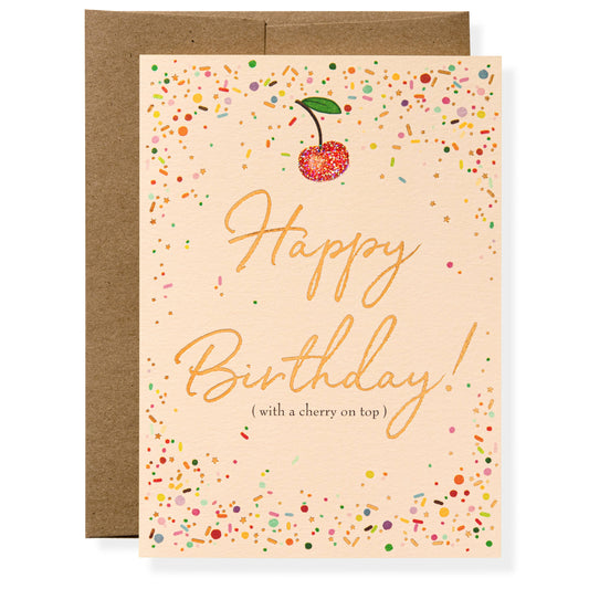 Karen Adams Cherry on Top Greeting Card