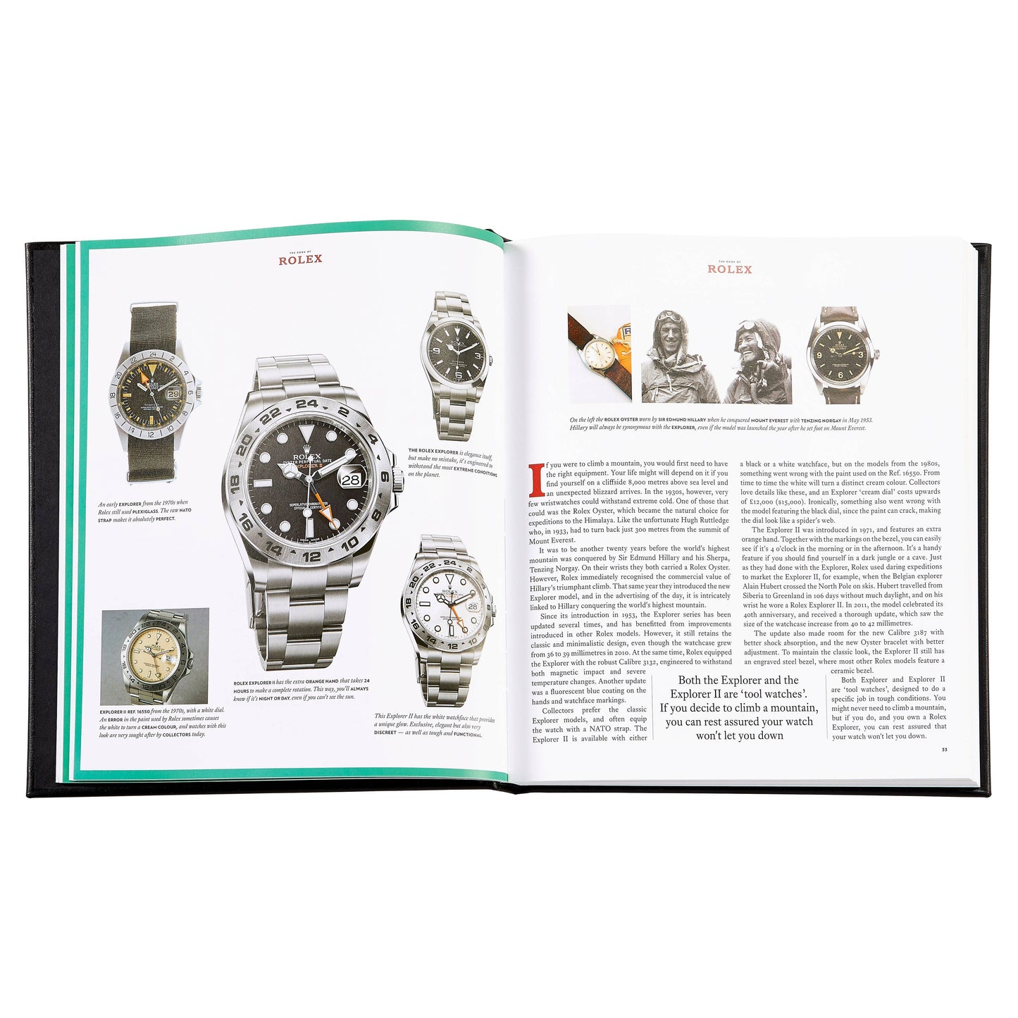 Graphic Image "The Book of Rolex" Leather Bound