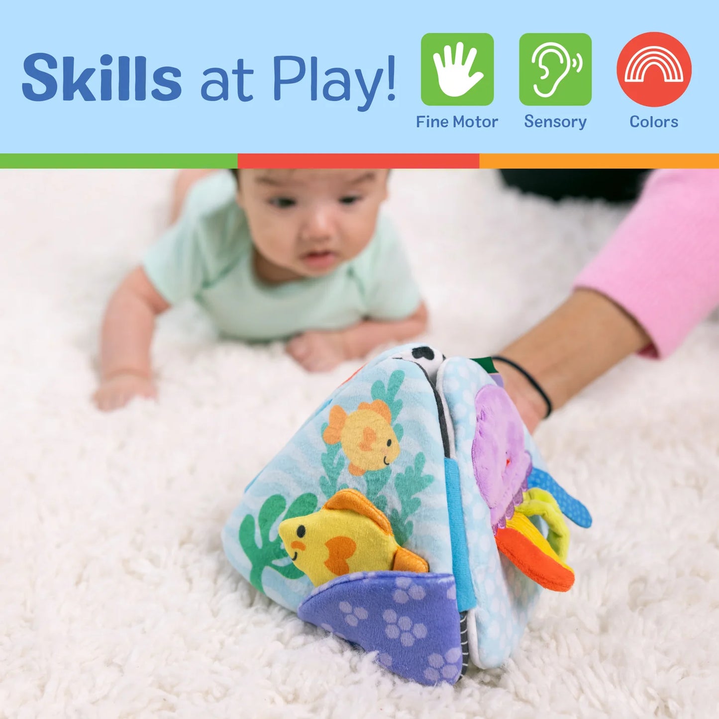 Melissa & Doug Ocean Tummy Time Triangle