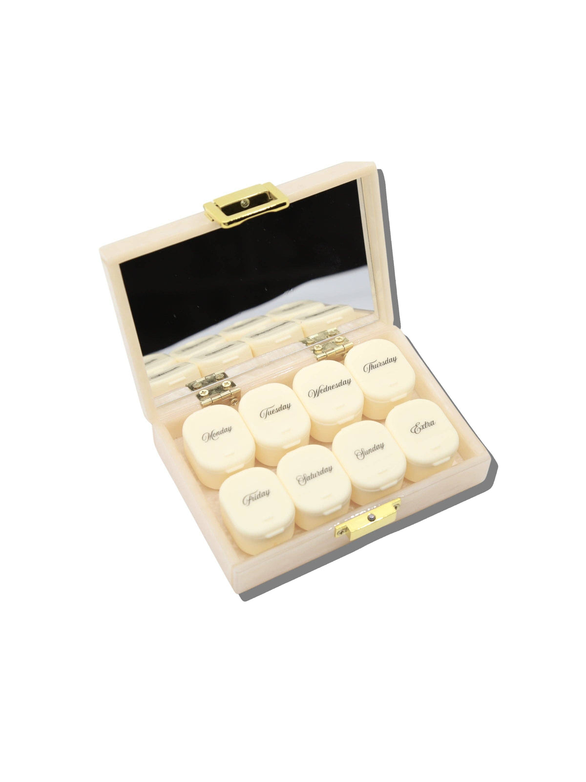 Solar Eclipse Hand-painted Pharmacie Daily Ritual Pill Case