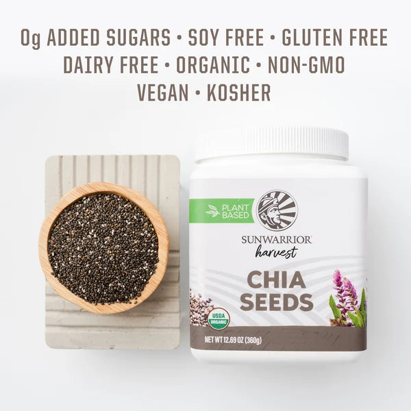 Sunwarrior Harvest Chia Seeds, 360gm